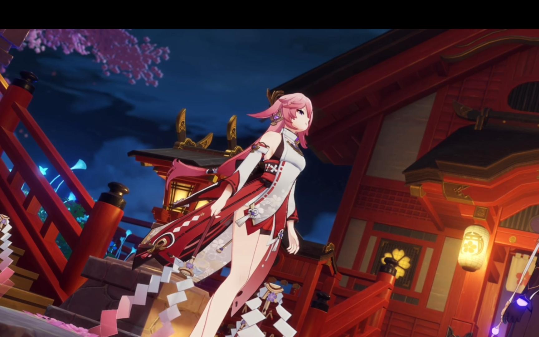 八重神子传说任务 过场动画 百鬼夜行 原神