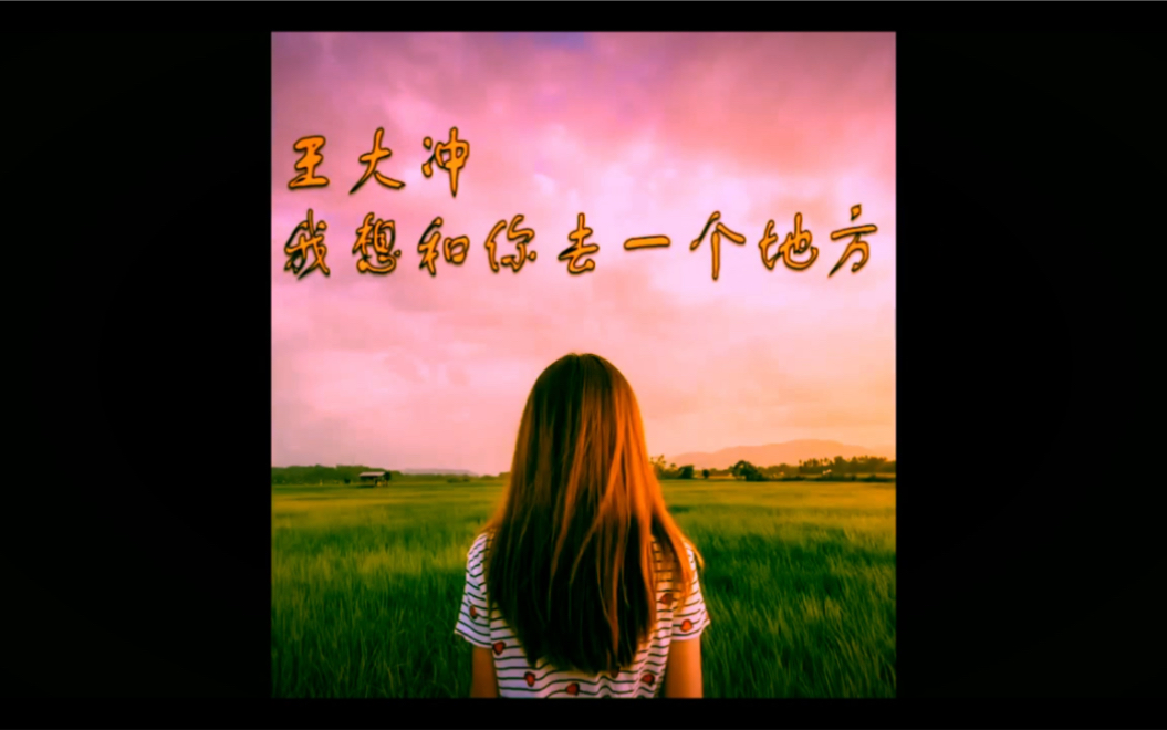 王大冲-我想和你去一个地方《好好听的一首歌》静静聆听!