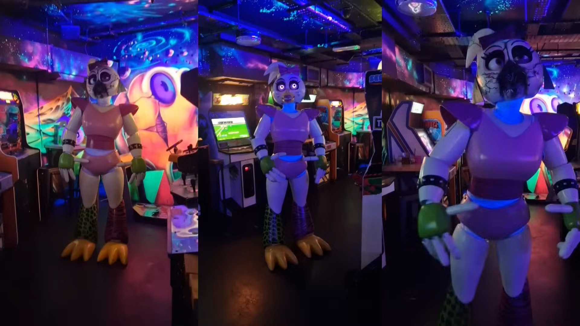 摇滚奇卡的完整穿戴过程