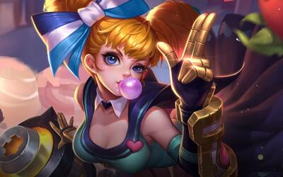 王者荣耀,王者局孙尚香carry,对线马克,在战斗中发育才可以学到技术.