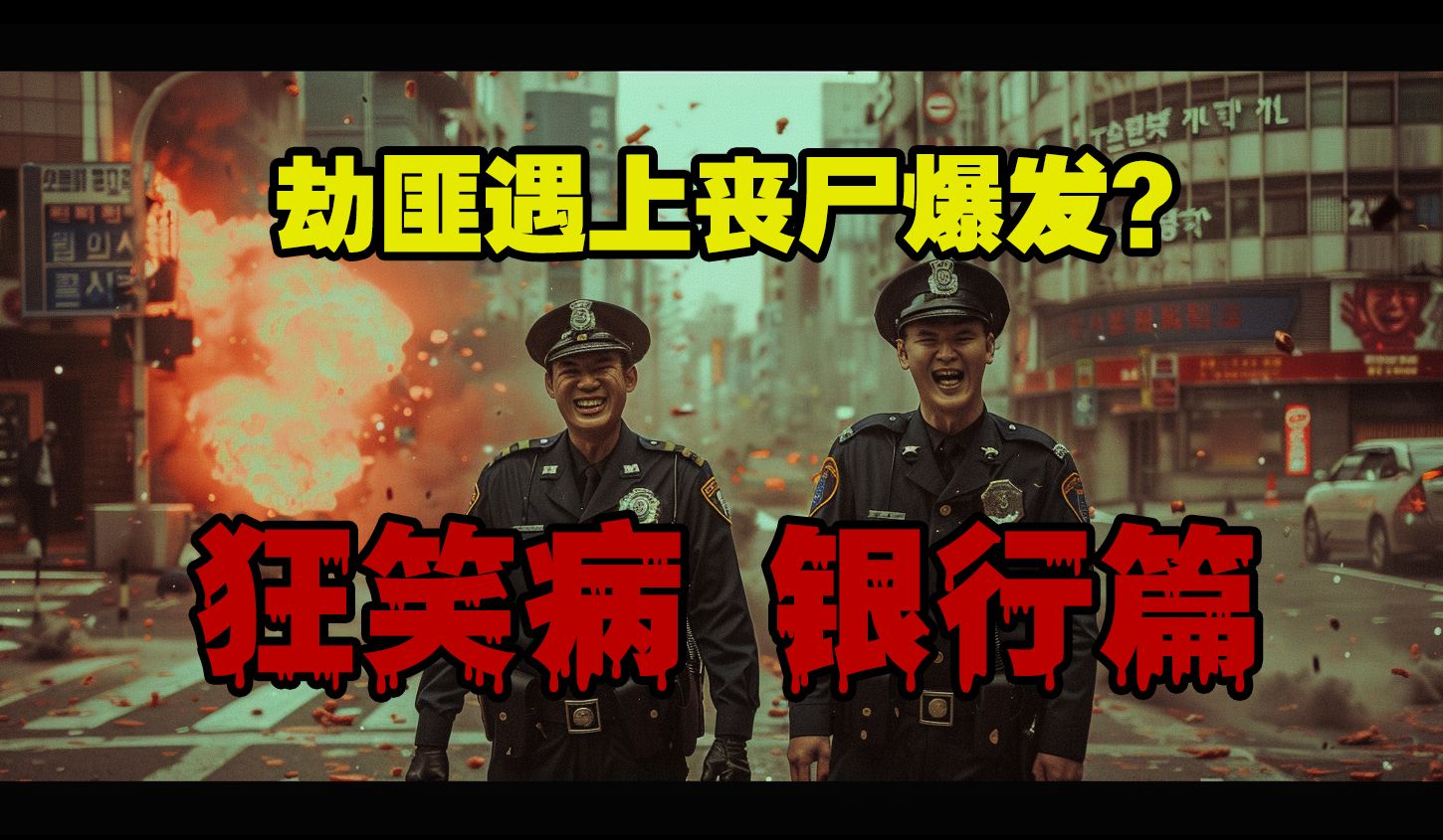 [图]【大合集】劫匪遇上丧尸爆发，他们能从银行全身而退吗？《狂笑病：银行篇》