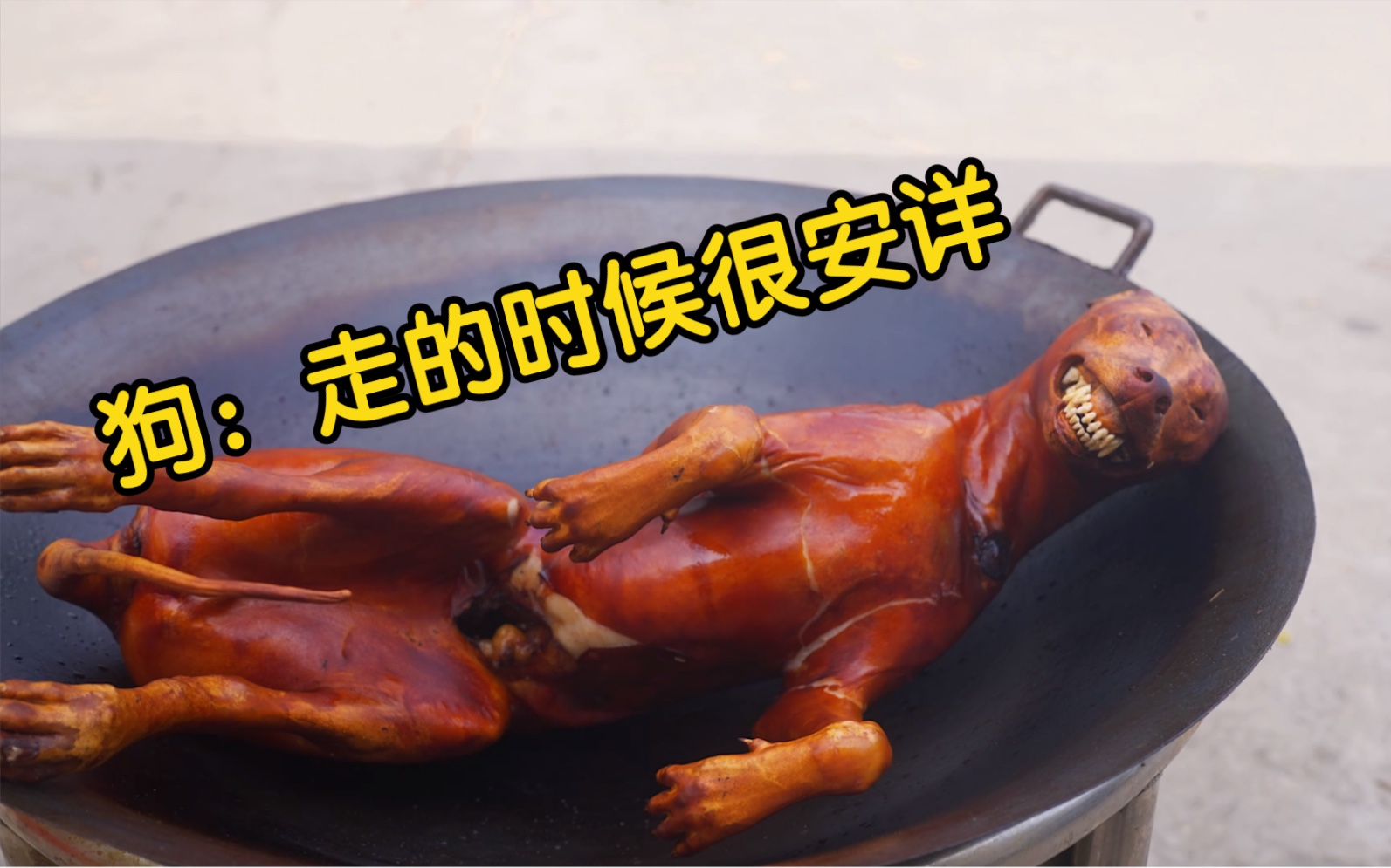正宗玉林脆皮狗肉烹饪_哔哩哔哩_bilibili