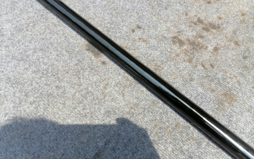 2.4米积竹木柲面漆未磨展示(进度85%…加载中…)