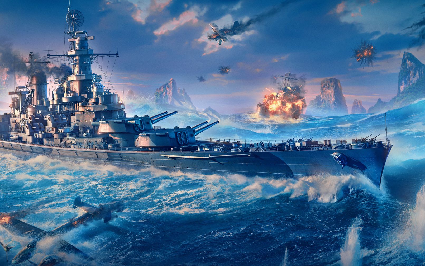 【战舰世界亚服】佐治亚29万海怪——轻剪无解说