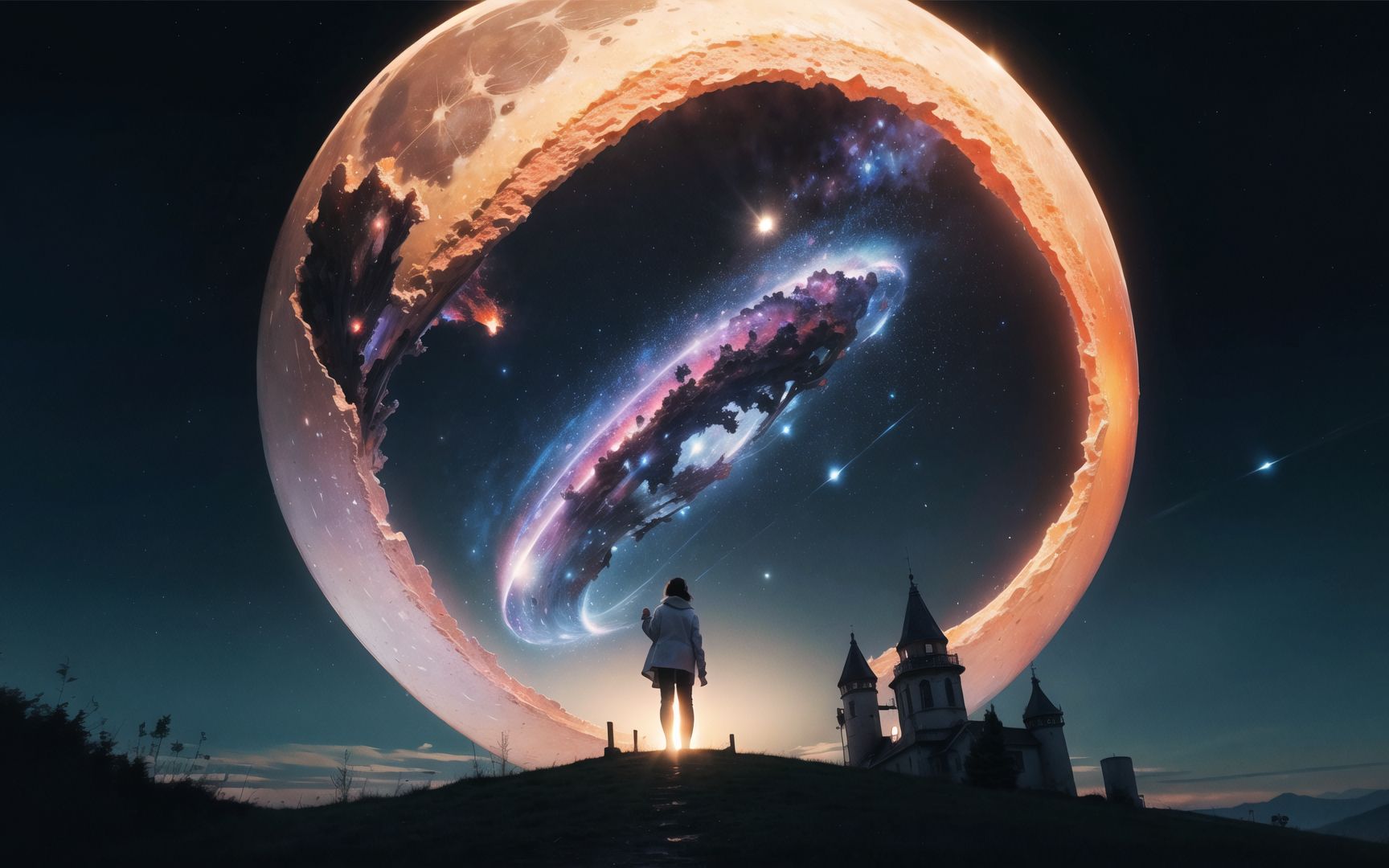 我用ai画出了我梦中的幻境