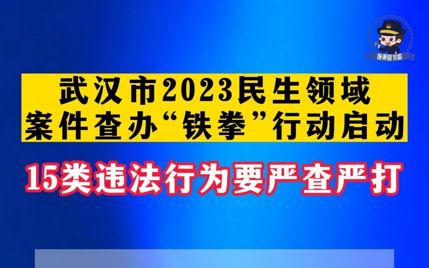 #315市场监管在行动 15类民生重点违法行为要严查严打!#铁拳行动 #武汉市场监管哔哩哔哩bilibili