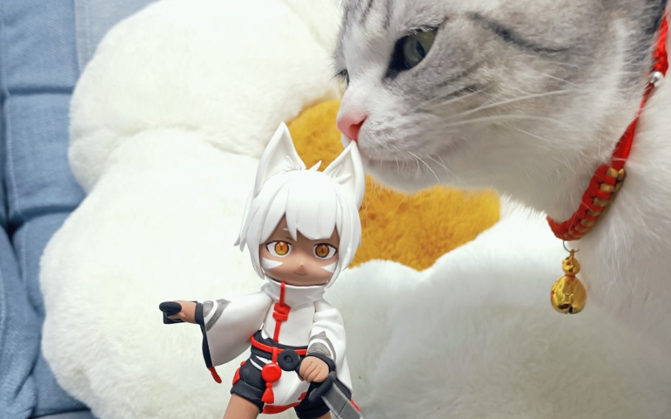 猫之茗无敌可爱四人组粘土手办,鸽了好久终于好了!