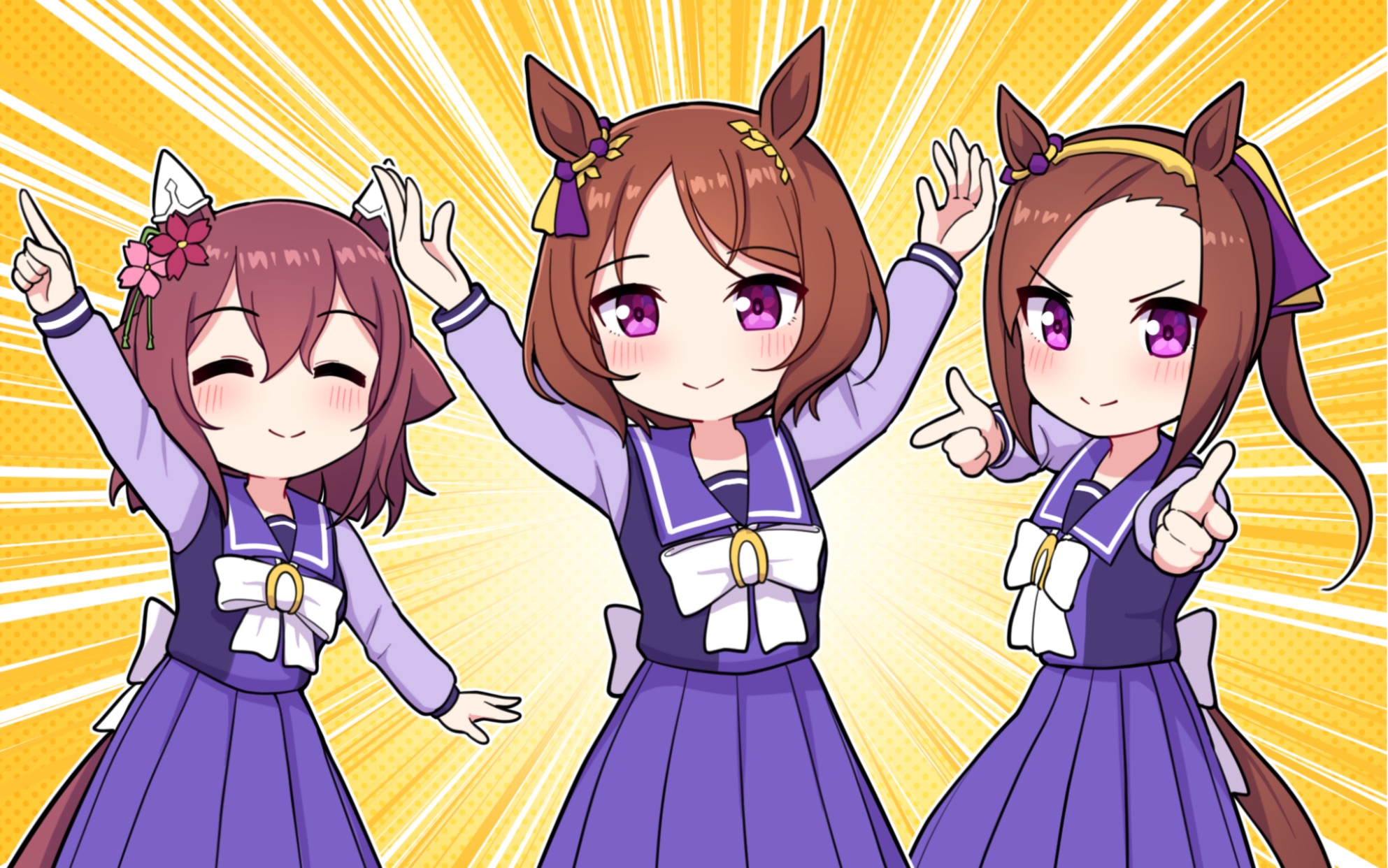 【赛马娘】樱花桂冠决胜服360度展示