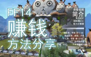 Download Video: FF14个人赚钱方法分享