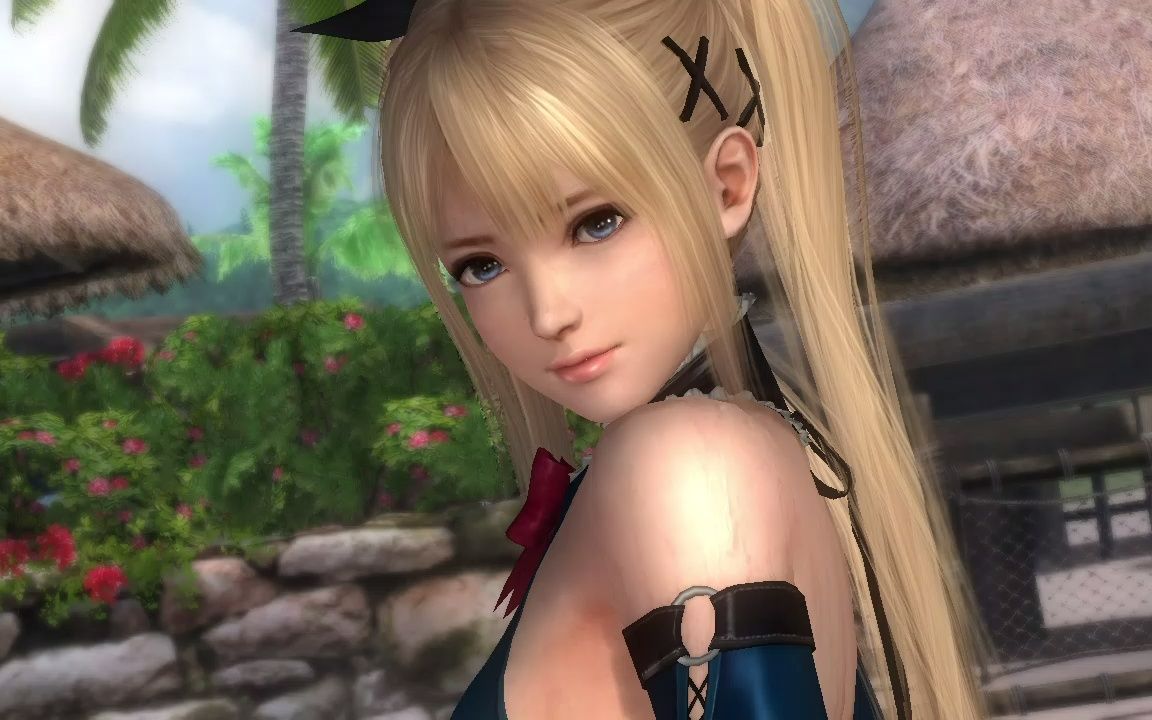 doa5 小玛丽被揍两次很不爽,决定要揍回来