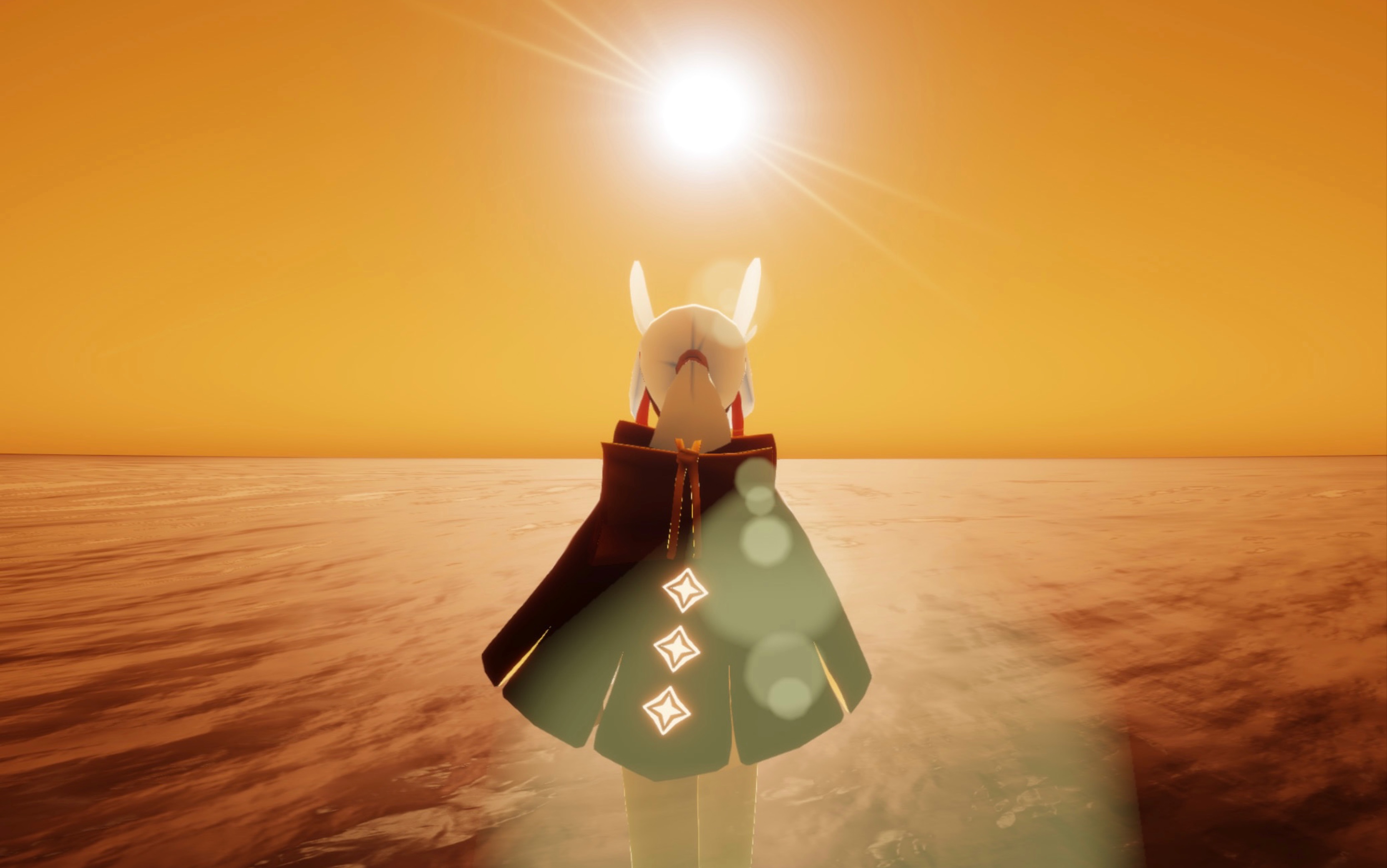 sky光遇我孤独地来到这个世界看了许多风景遇到了许多人最后孤独地