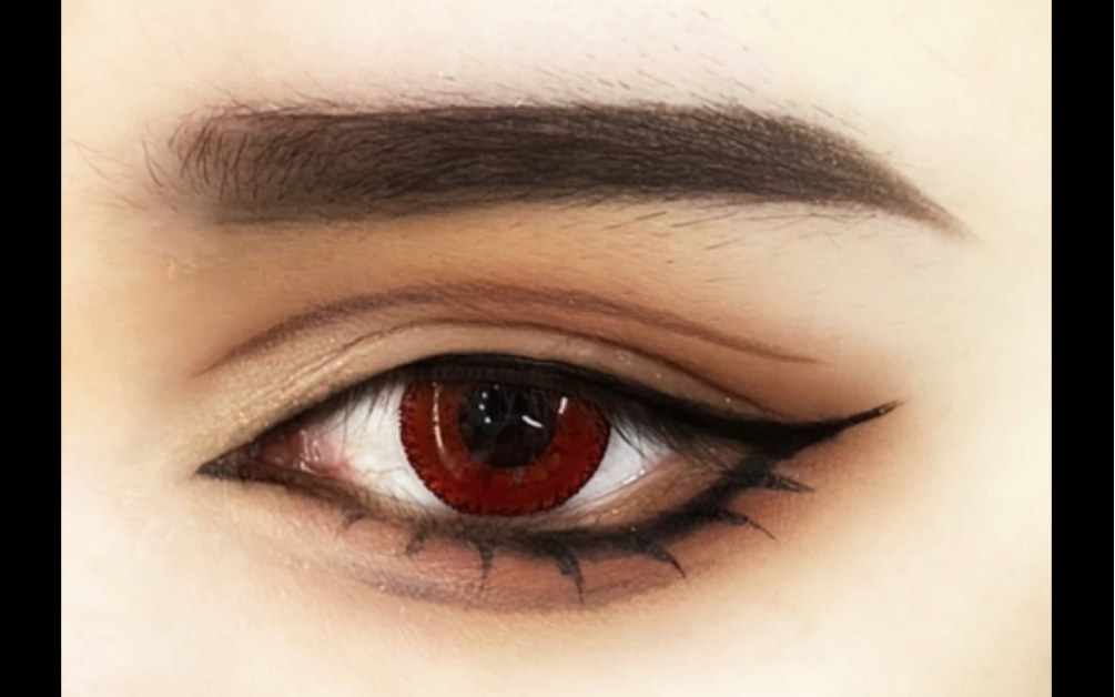 活动作品鬼王花城cos眼妆教程