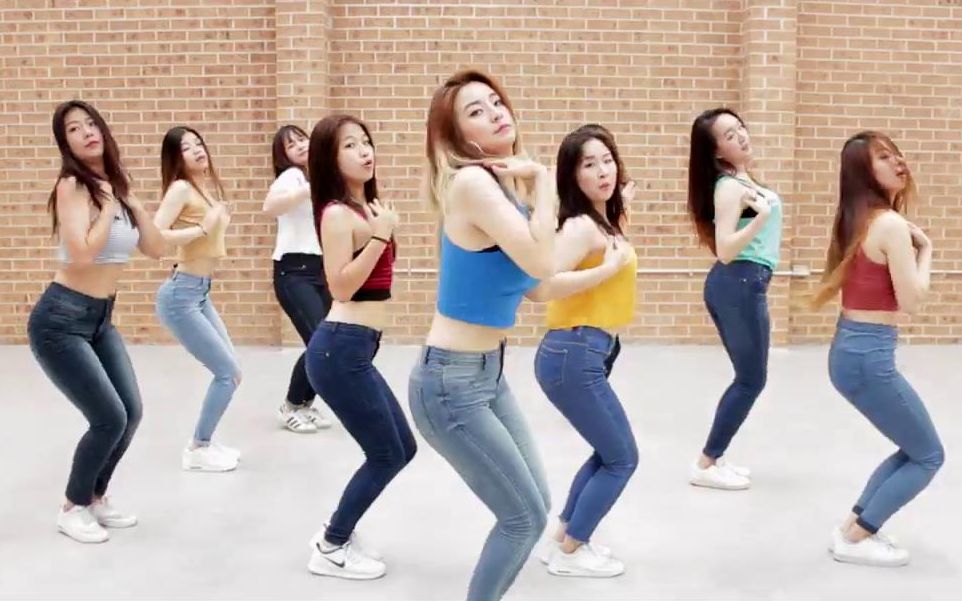 【牛仔裤妹纸齐舞】imiss清爽jazz编舞碧昂斯countdown