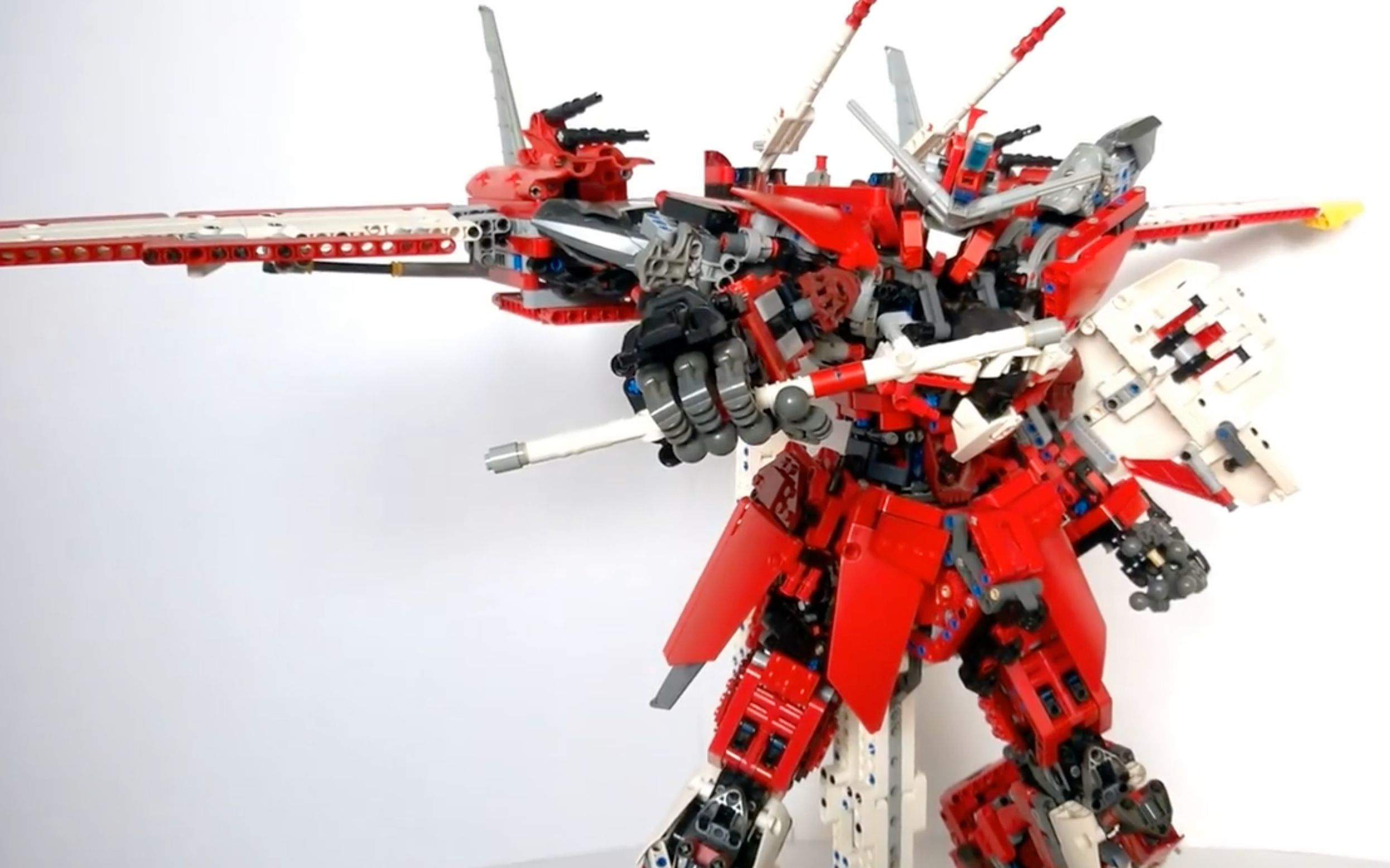 【砌砖小哥】乐高moc展示 -- 高达机器人justice gundam zgmf-x09a