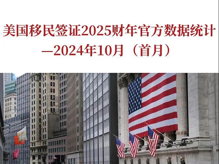 美国移民签证2025财年官方数据统计—2024年10月(首月)哔哩哔哩bilibili