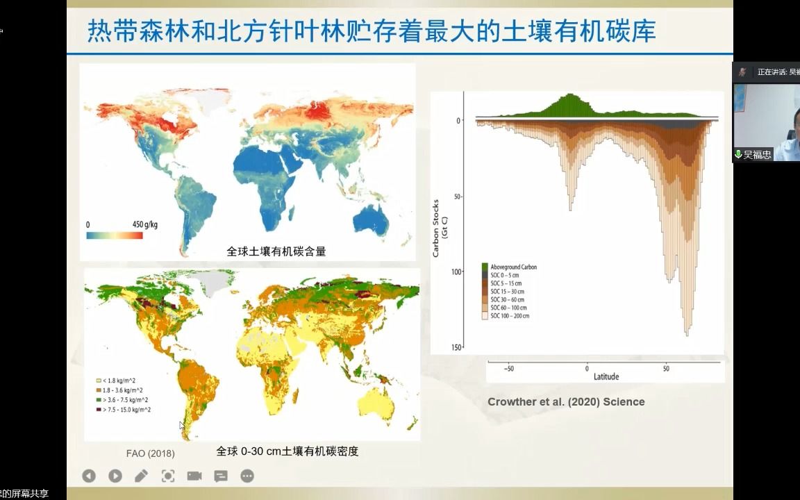 吴福忠全球气候变化情景下森林土壤固碳机制20220525哔哩哔哩bilibili