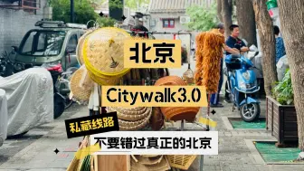 Download Video: 北京citywalk3.0！不要错过真正的北京！我保证你的每一步都难忘