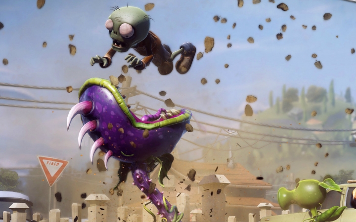 植物大战僵尸花园战争德库拉食人花吃吃吃吃吃