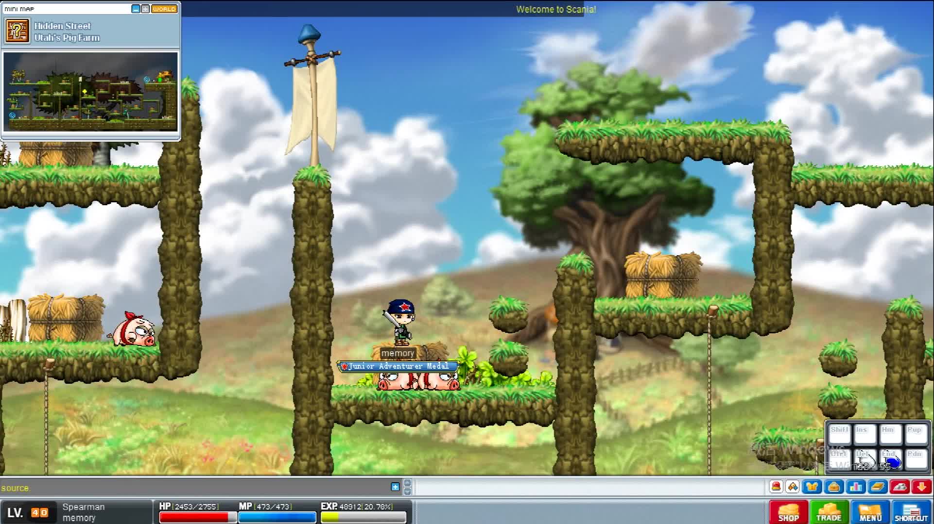 冒险岛第一个抉择传送类任务,比跳跳任务温柔多啦