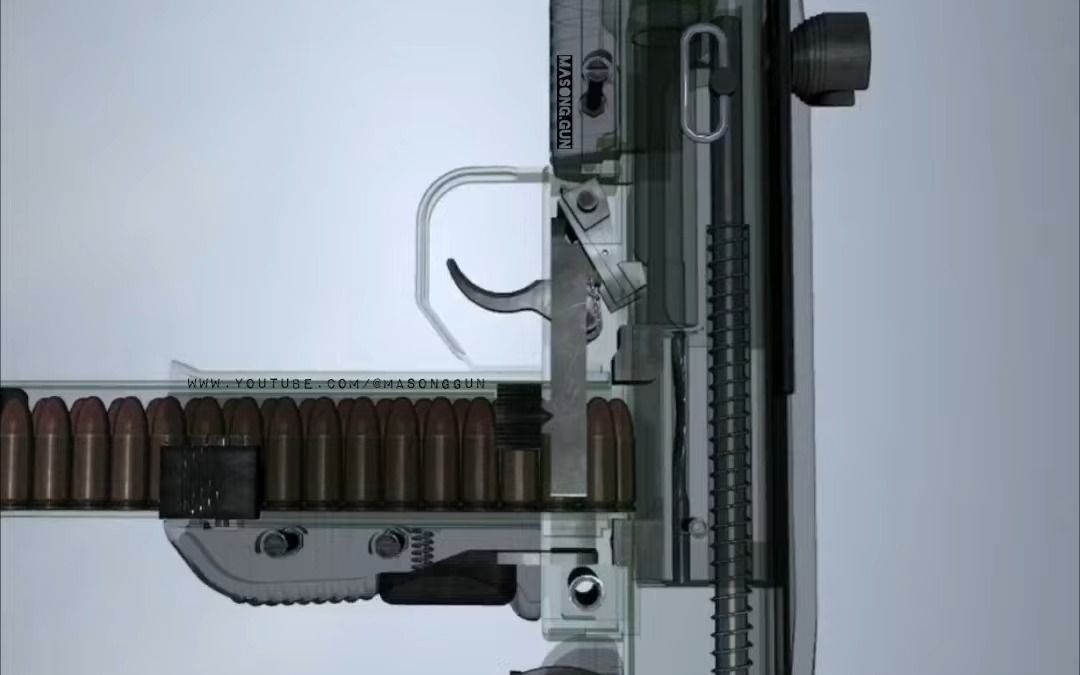 uzi乌兹冲锋枪工作原理