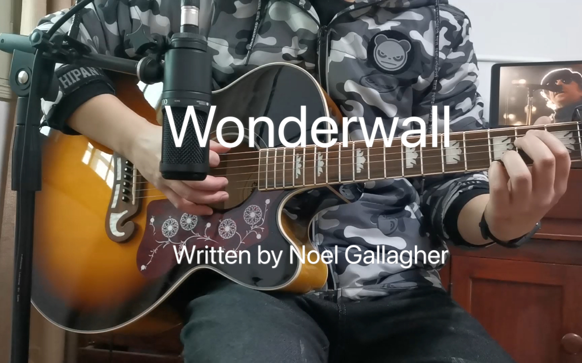 [图]【弹唱】世界名曲Wonderwall - Oasis