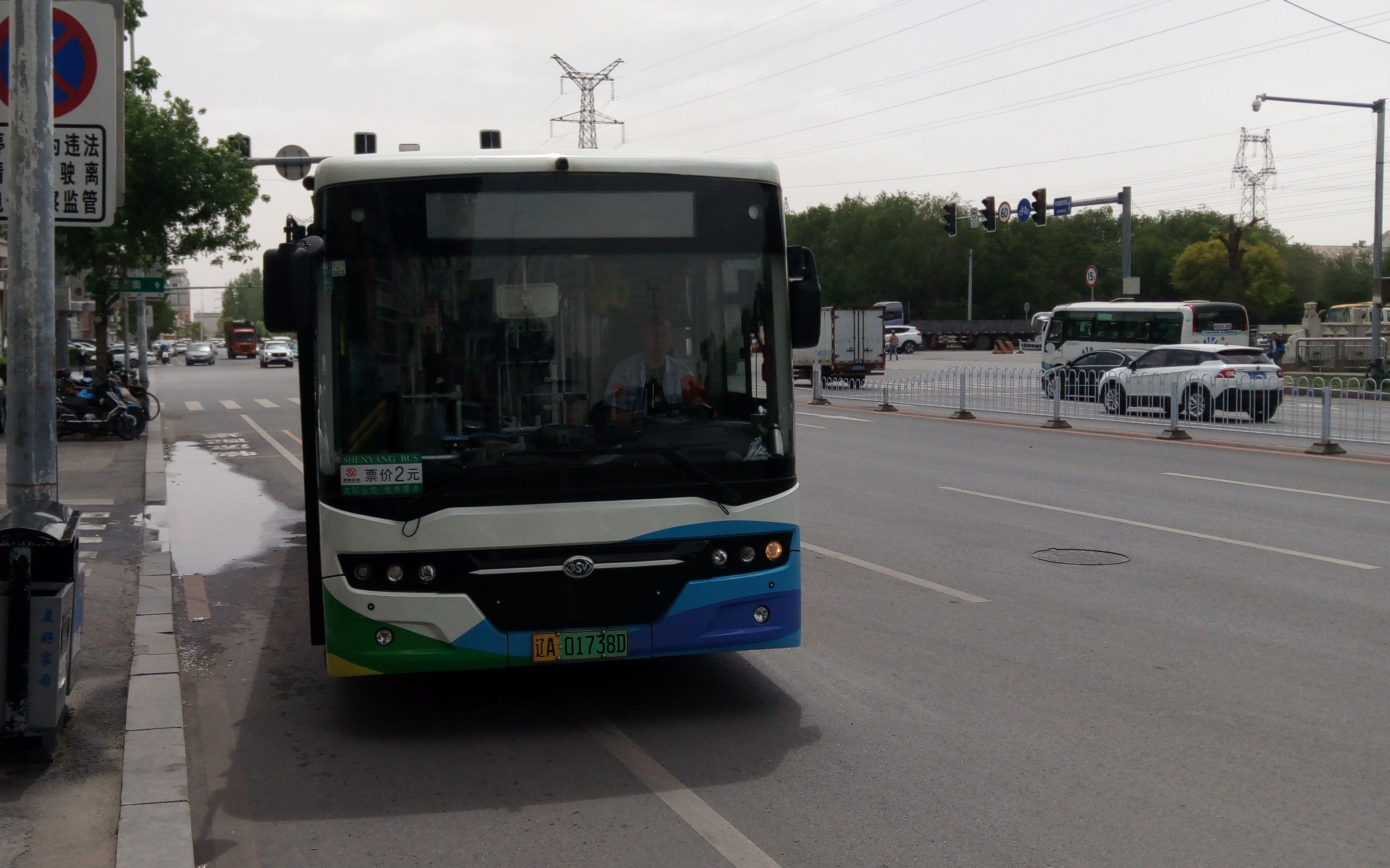 沈阳公交165路前方展望pov 上