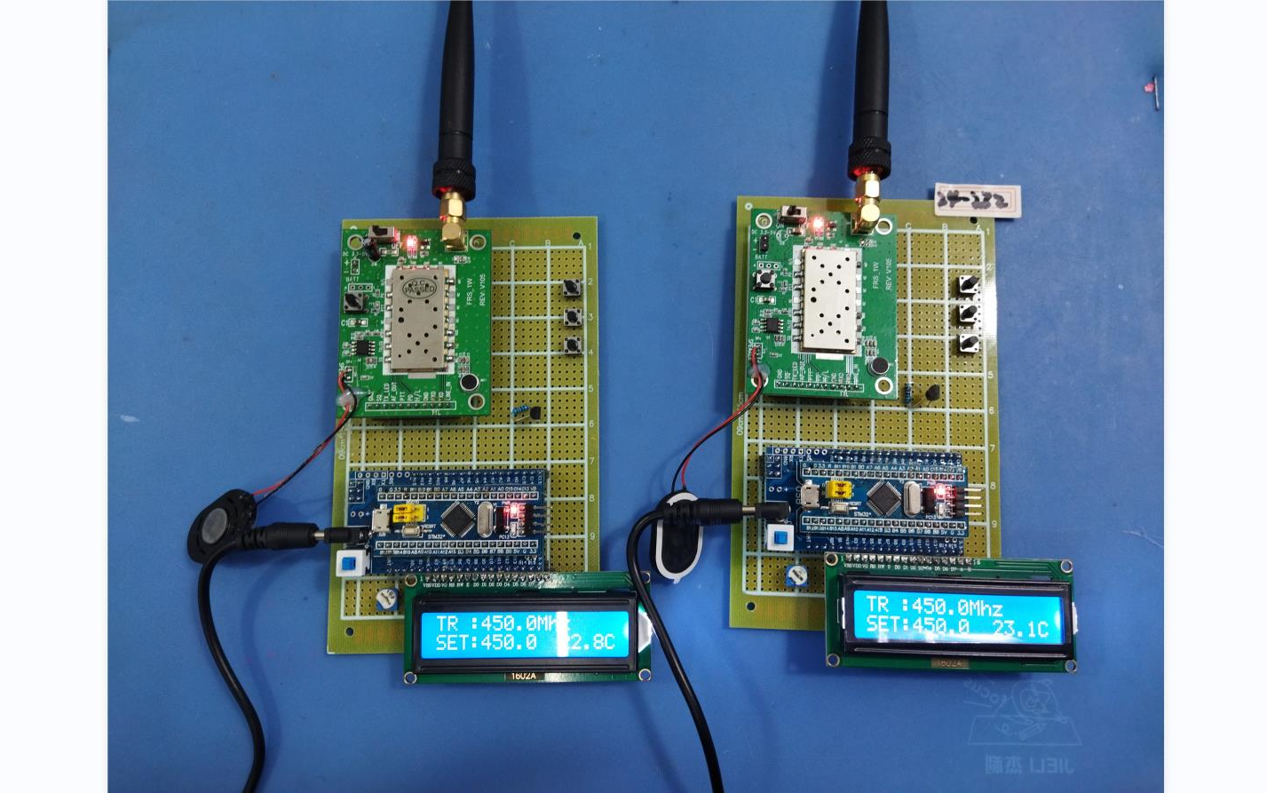 基于STM32单片机的无线对讲机系统设计无线对讲机模块LEDKEYDS18B20LCD1602主从机DIY开发板套件24232哔哩哔哩bilibili