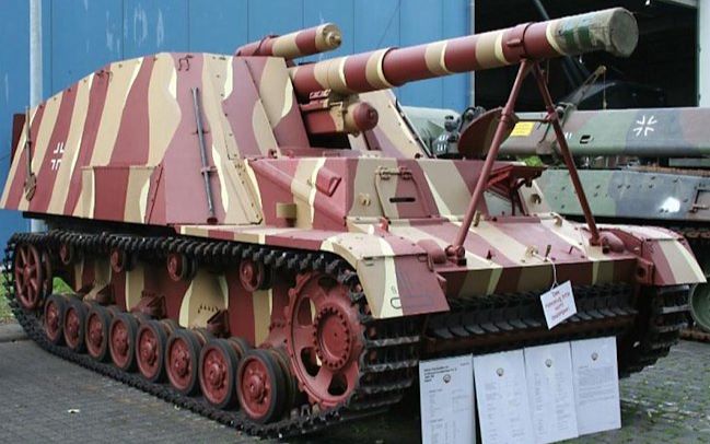 野蜂自行榴弹炮可动展示