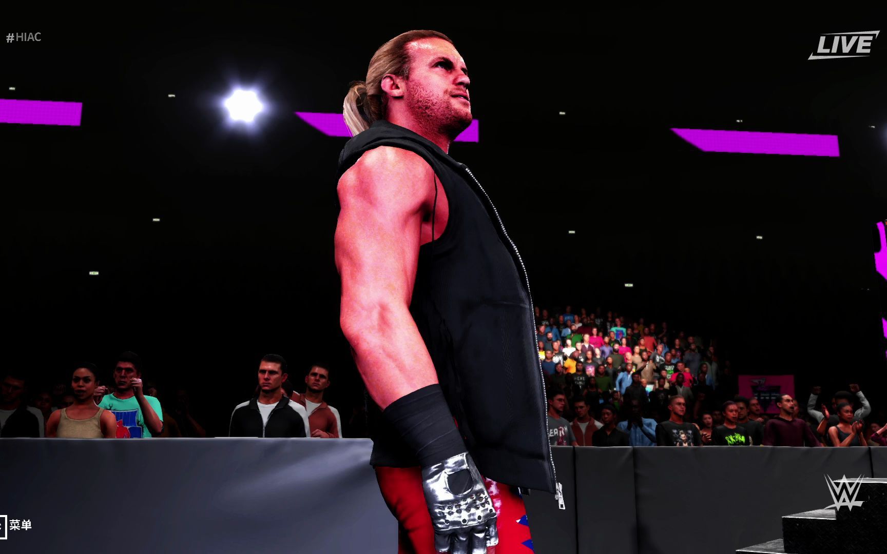 wwe2k19 mod 面具院长 vs 炫耀男道夫齐格勒.