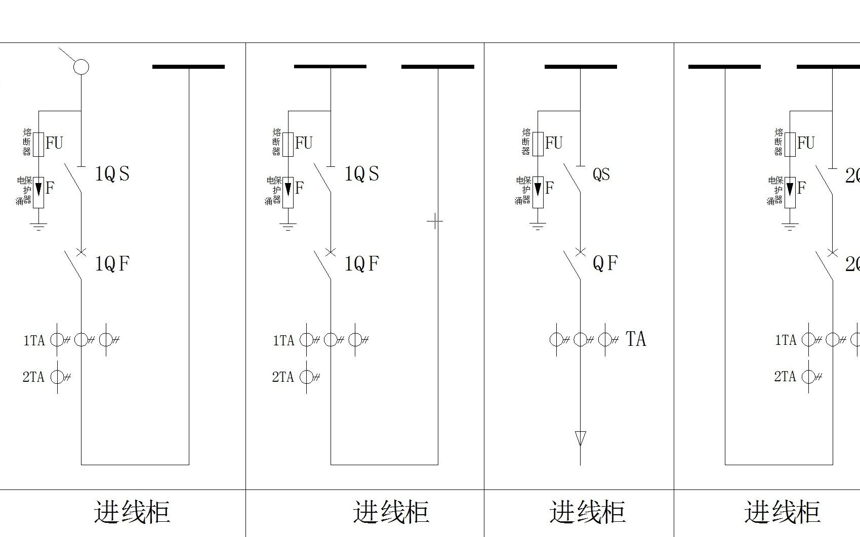 电工识图,讲解低压固定式开关柜,一次系统图方案应用哔哩哔哩bilibili