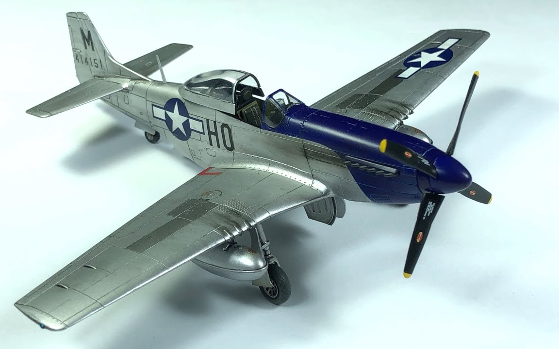 【kuma models】田宫 1/72 p-51d 野马战斗机 模型制作_哔哩哔哩 (゜