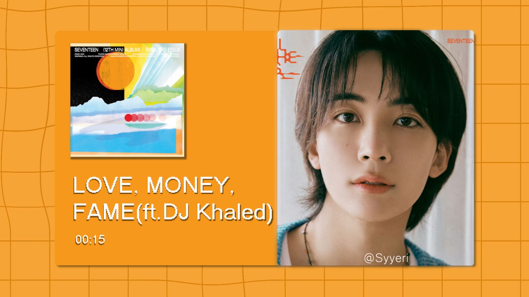 【8D环绕】LOVE, MONEY, FAME (ft. DJ Khaled) - SEVENTEEN 请佩戴耳机使用~-Syyeri ...