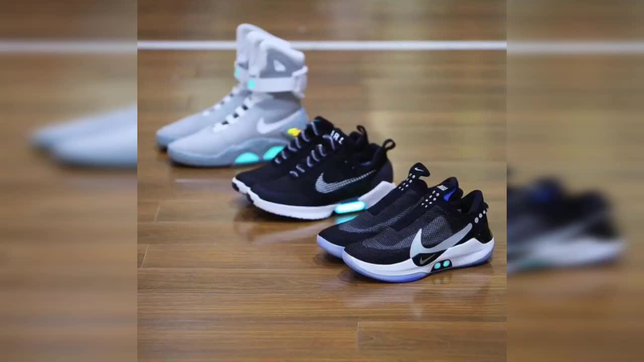 自动系带三剑客nikeadaptbb实物美图欣赏