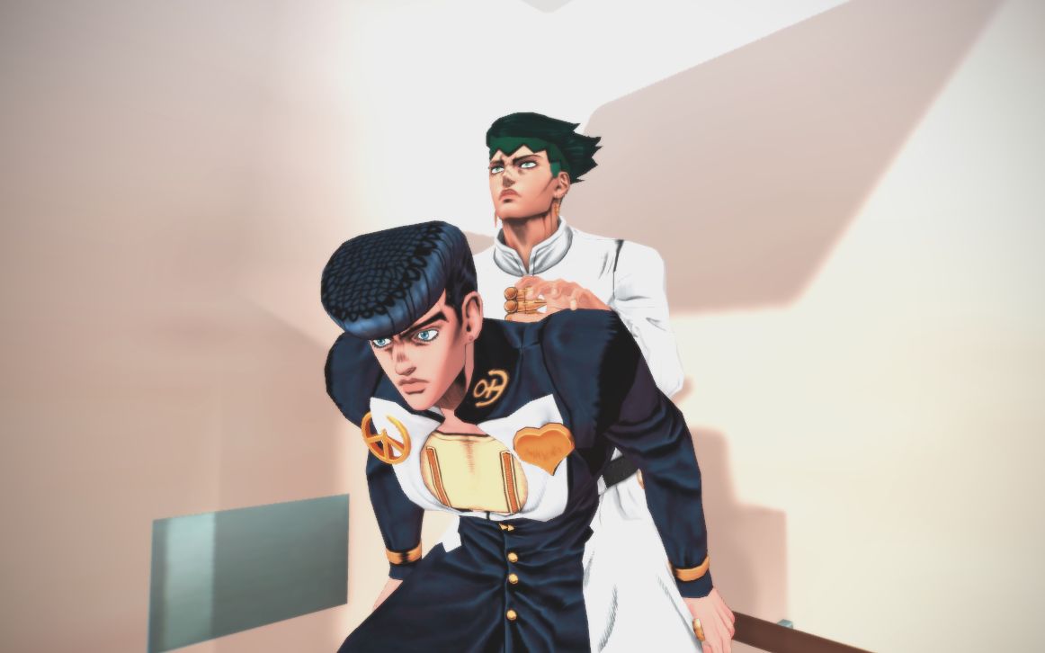 [jojoの奇妙电梯]当东方仗助&岸边露伴被困在电梯.