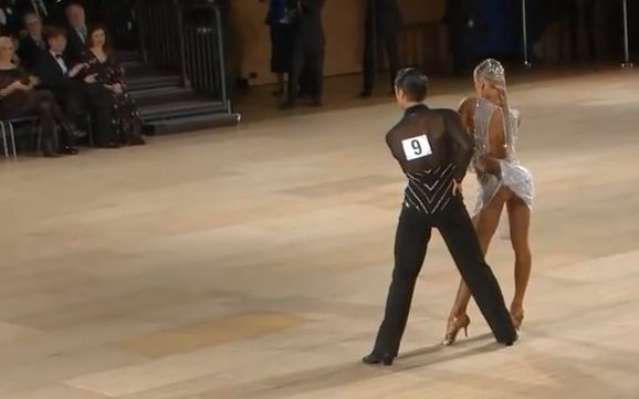 [图]【拉丁舞】【恰恰恰】【里卡多&尤利娅】solo dance from the UK Open 2018