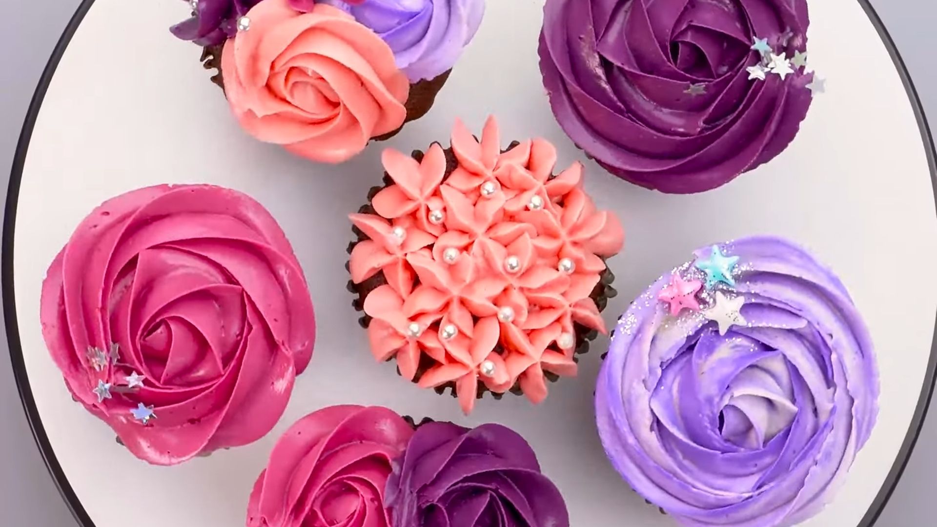 纸杯蛋糕花束装饰,真的太美了