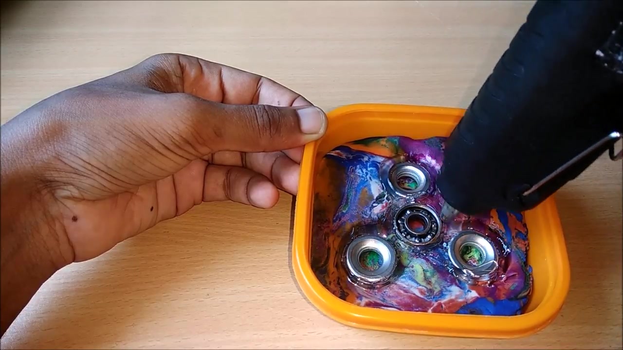 diy 热熔胶指尖陀螺