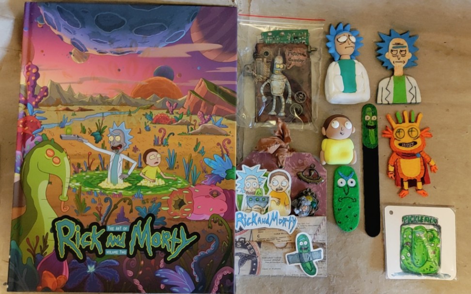 [图]瑞克和莫蒂（Rick and Morty) 动画官方英文原版设定集2 翻翻看VS手工展示