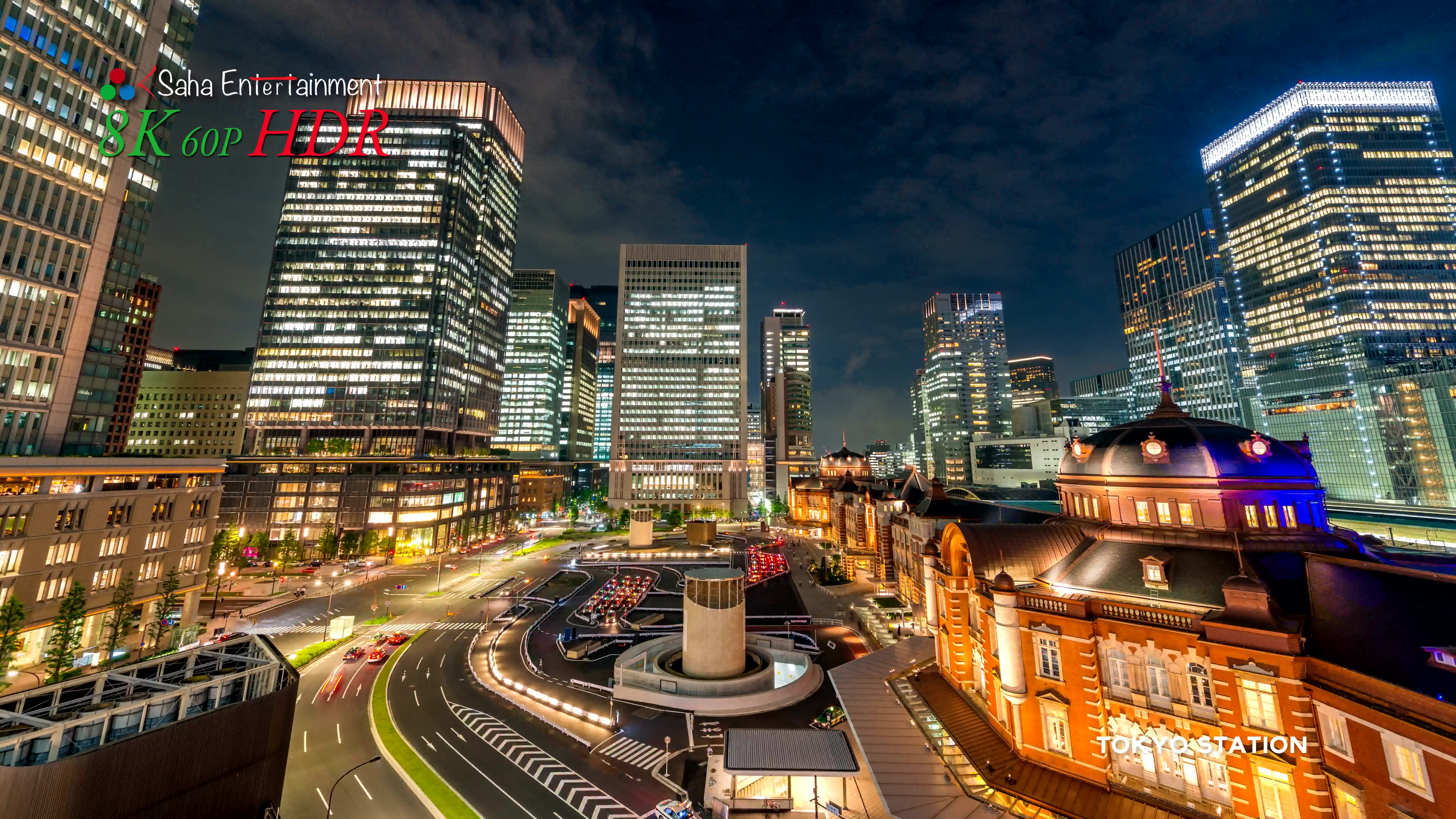 8k 绝景夜景 hdr 8k东京タイムラプス映像2 tokyo hdr time lapse2 in