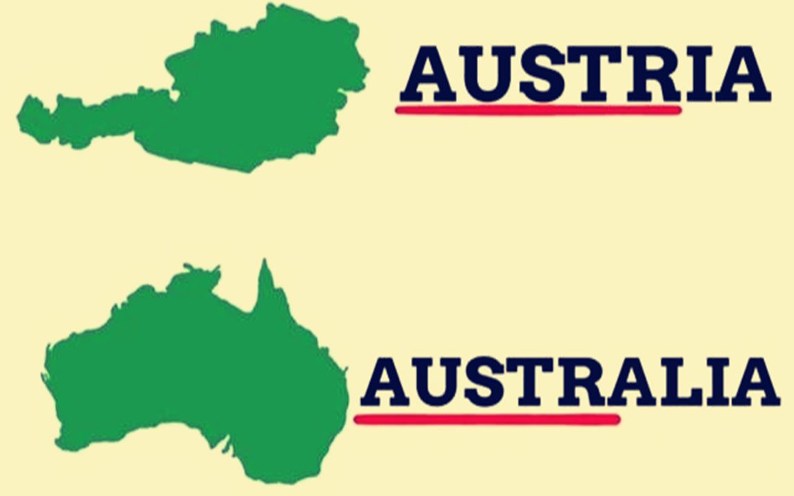 澳大利亚Australia和奥地利Austria哔哩哔哩bilibili