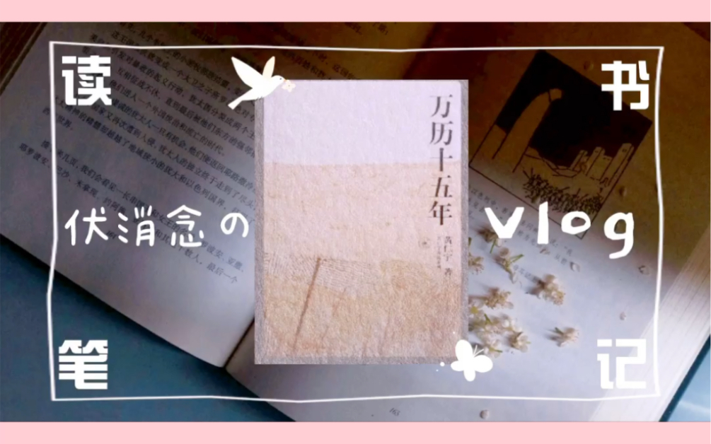 小学生字体の读书笔记|《万历十五年》:历史的苍凉从来只是轻轻地掠过,掠过生命的直觉.哔哩哔哩bilibili