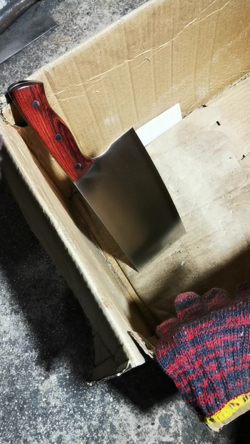 通体s125v粉末钢菜刀