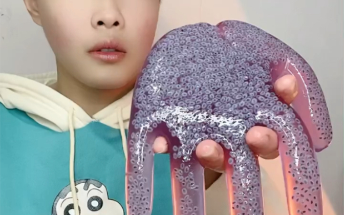 紫色兰香子大手掌果冻