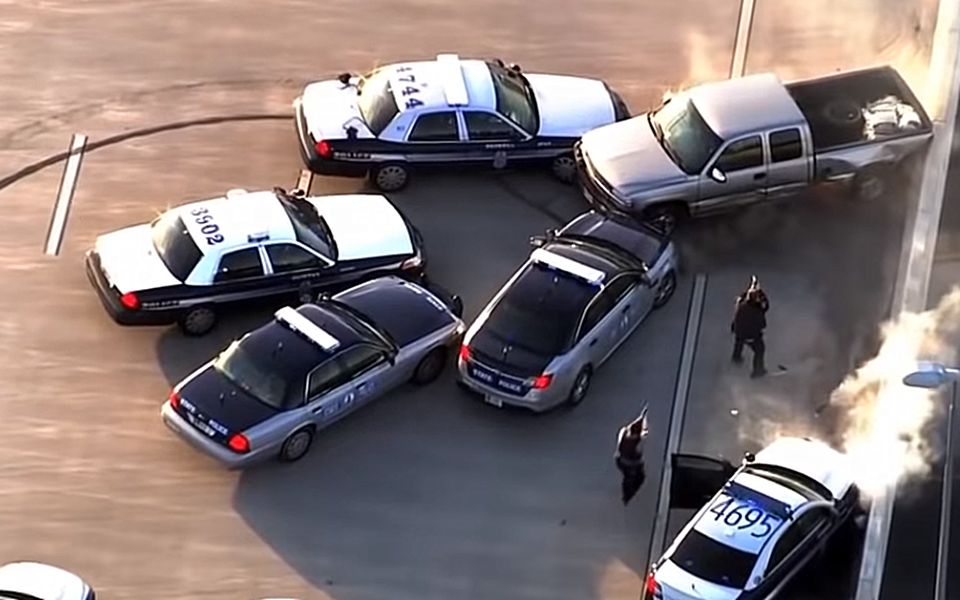 刺激的美国警匪追逐,现实版的gta