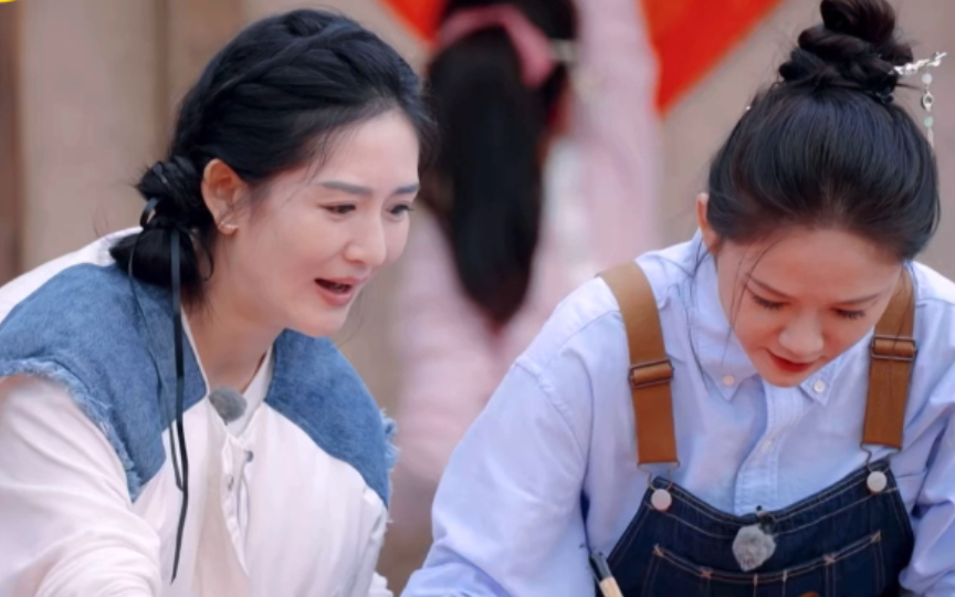 陈乔恩书法字果断下笔惊呆谢娜