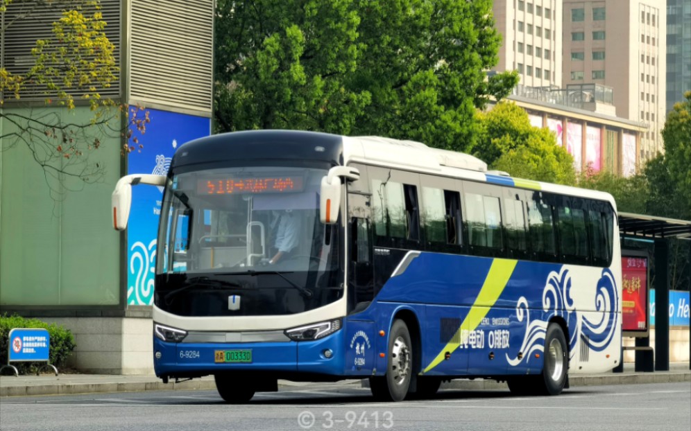 杭州公交510路 吉利商用车 远程c11 dnc6110bevg3 武林广场西出站
