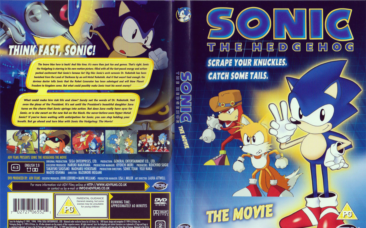 [图]【720p WebRip】索尼克 Sonic the Hedgehog - The Movie (1996 OVA )【英语生肉】