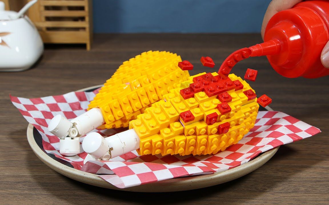 【定格动画】乐高炸鸡腿