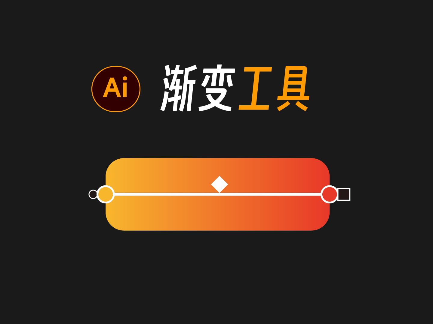 ai渐变工具怎么用(小白入门向)基础篇 Illustrator 2024哔哩哔哩bilibili