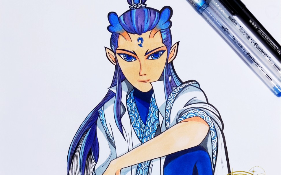 怎么画敖丙 B站